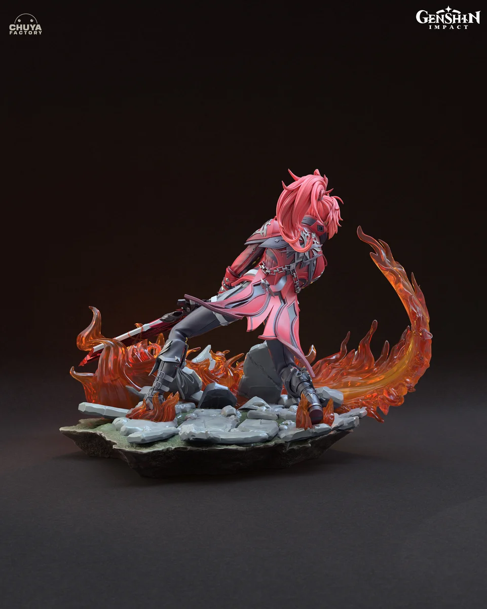 Diluc | Fan Art | 3D Printed Resin Model Garage Kit | *Un-Painted* | Chuya Factory 4