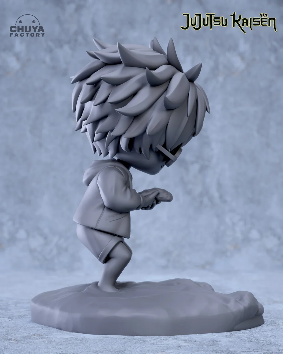 Chibi Gojo Satoru | Fan Art | 3D Printed Resin Model Garage Kit | *Un-Painted* | Chuya Factory 4