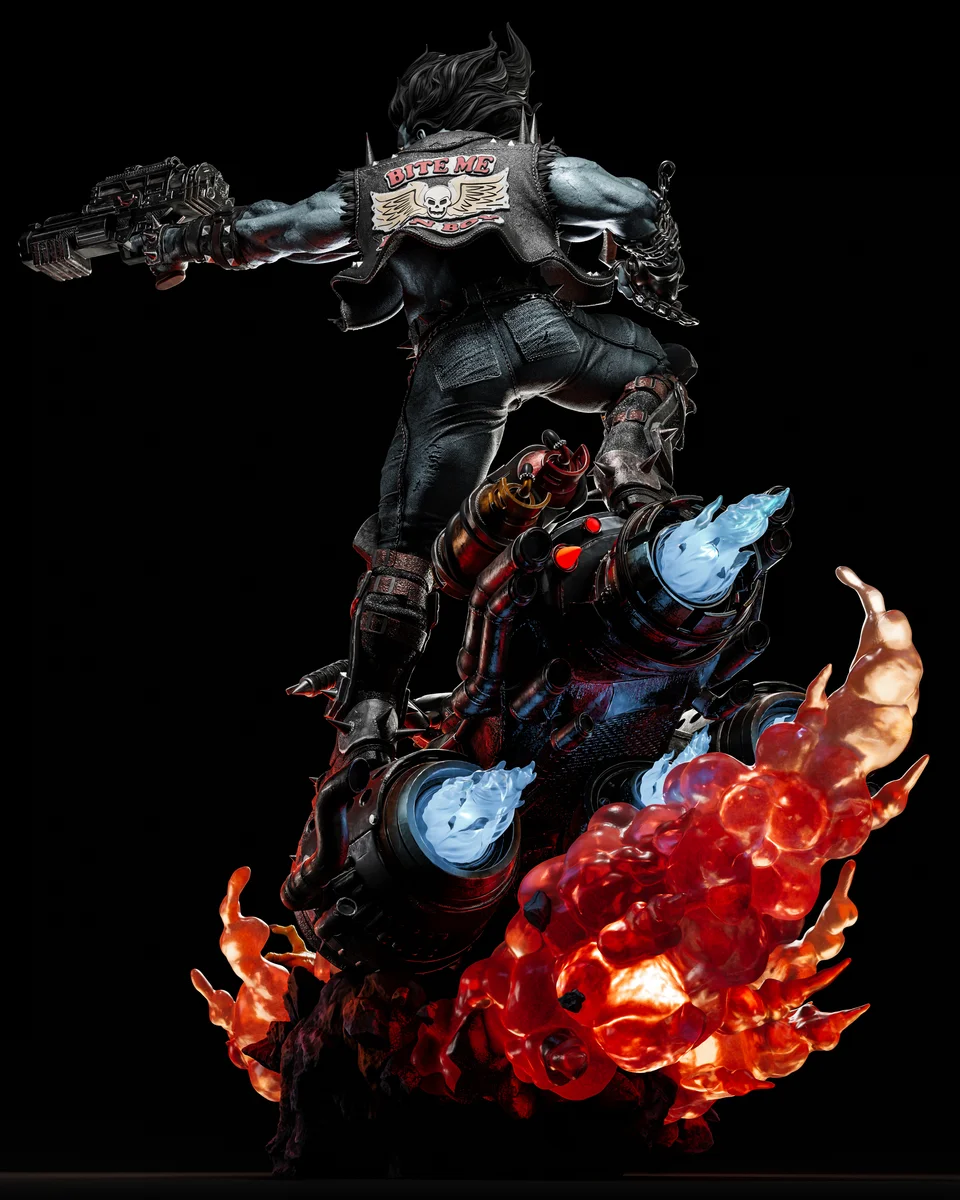 Lobo | Fan Art | 3D Printed Resin Model Garage Kit | *Un-Painted* | ZEZ Studio 4