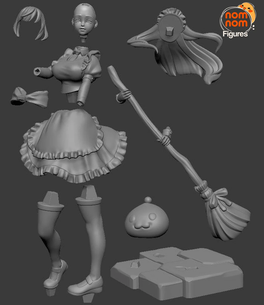 Alice | Fan Art | 3D Printed Resin Model Garage Kit | *Un-Painted* | Nomnom 5