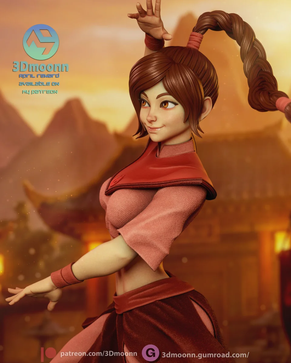 Ty Lee | Fan Art | 3D Printed Resin Model Garage Kit | *Un-Painted* | 3DMoonn 7