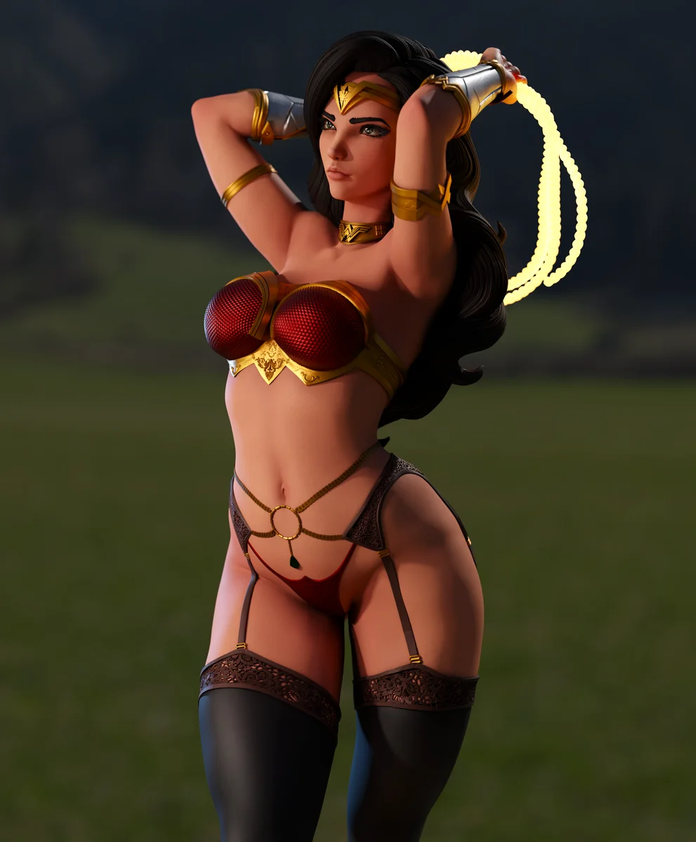 Wonder Woman | Fan Art | 3D Printed Resin Model Garage Kit | *Un-Painted* | Momoji 7