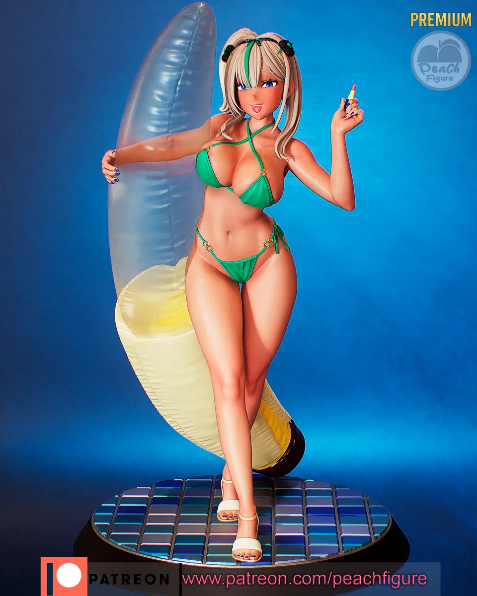 Nebris | Fan Art | 3D Printed Resin Model Garage Kit | *Un-Painted* | Peach Figure 5