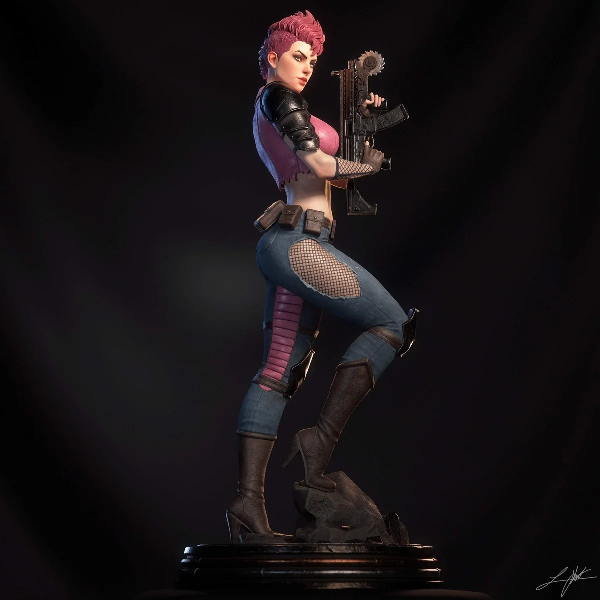 Zarana | Fan Art | 3D Printed Resin Model Garage Kit | *Un-Painted* | Abe3D 8
