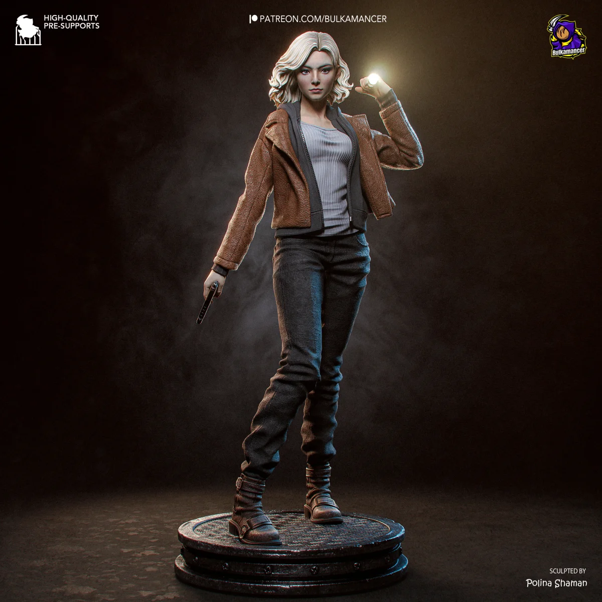 Grace Ashcroft | Fan Art | 3D Printed Resin Model Garage Kit | *Un-Painted* | Bulkamancer 3
