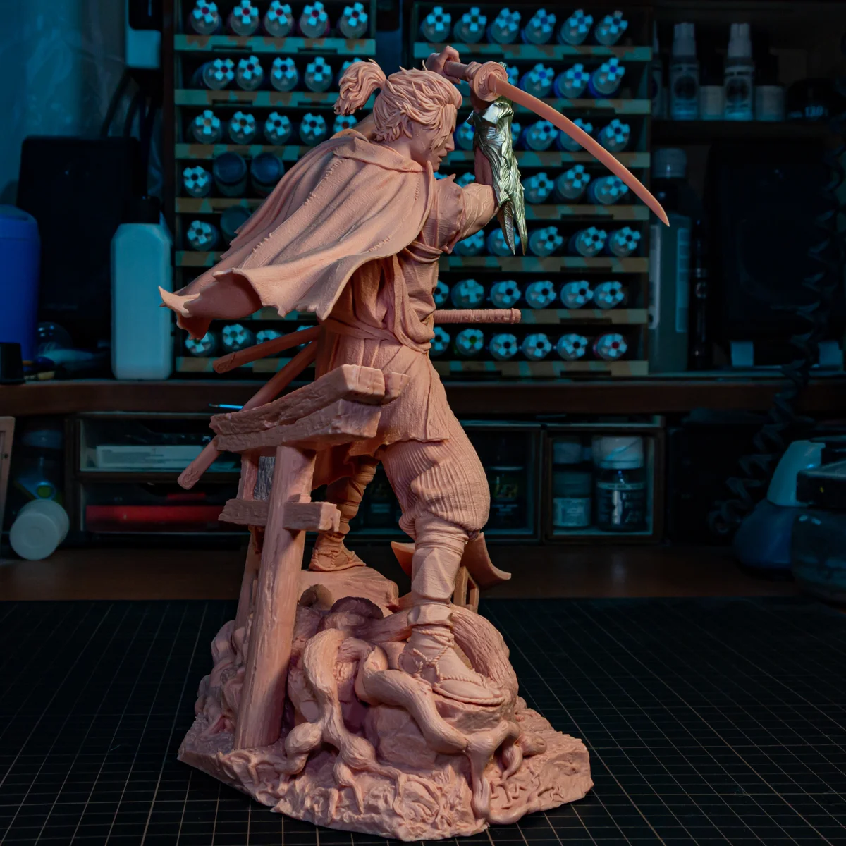 Miyamoto Musashi | Fan Art | 3D Printed Resin Model Garage Kit | *Un-Painted* | Bulkamancer 21