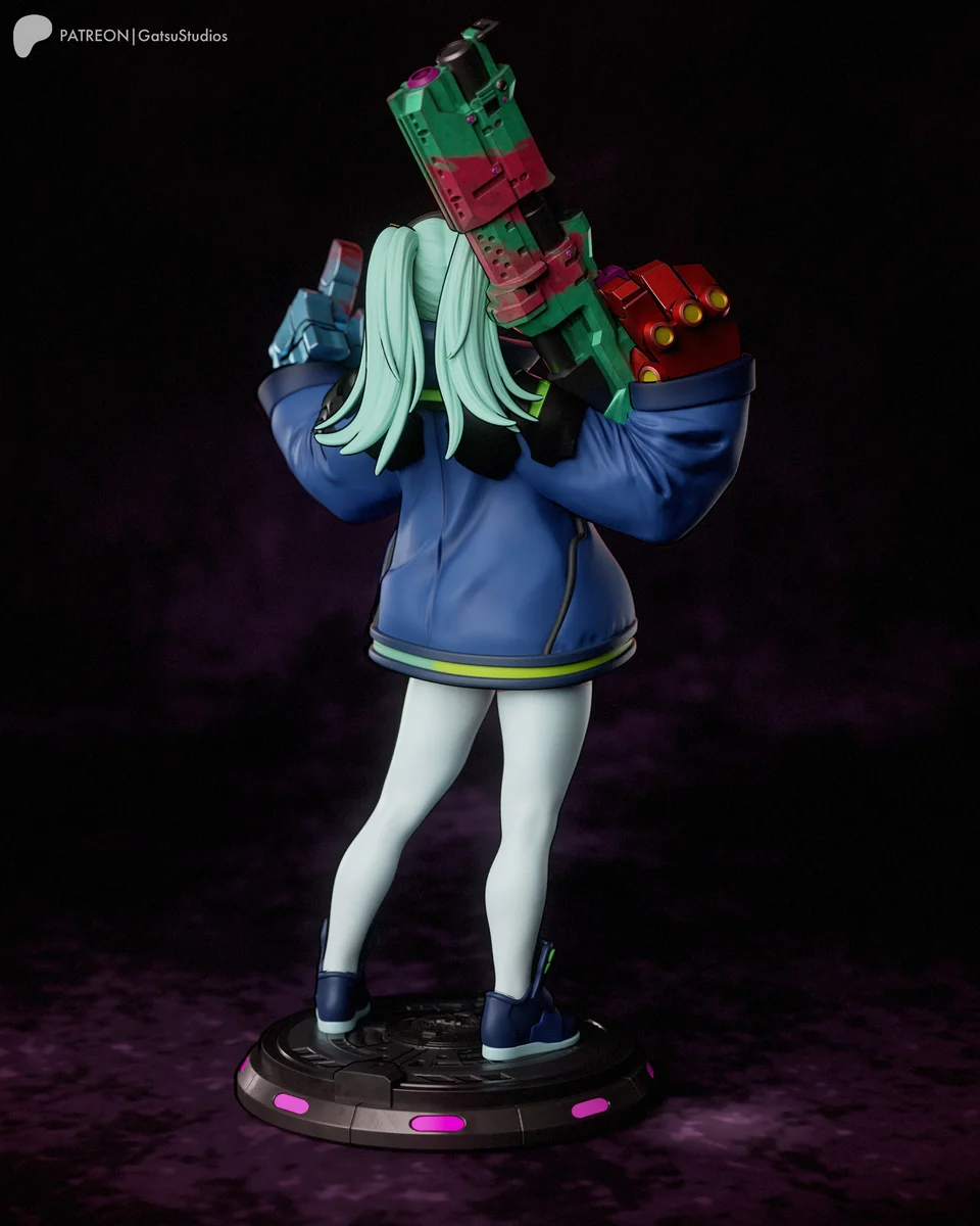 Rebecca | Fan Art | 3D Printed Resin Model Garage Kit | *Un-Painted* | Gatsu Studios 7