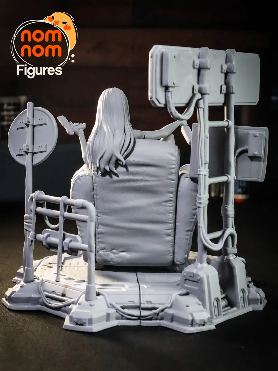 Rebecca | Fan Art | 3D Printed Resin Model Garage Kit | *Un-Painted* | Nomnom 12