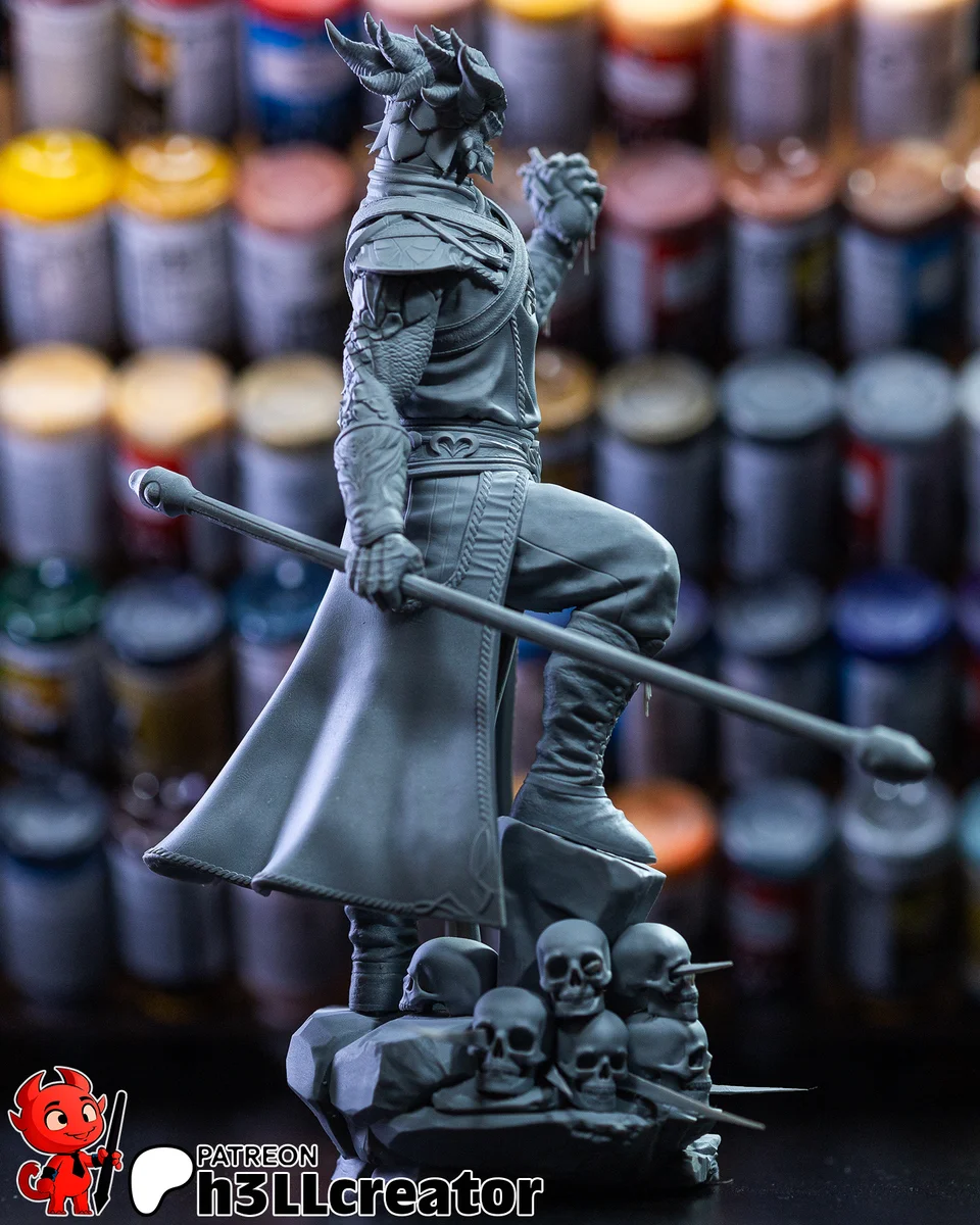 Dark Urge | Fan Art | 3D Printed Resin Model Garage Kit | *Un-Painted* | H3LL Creator 6