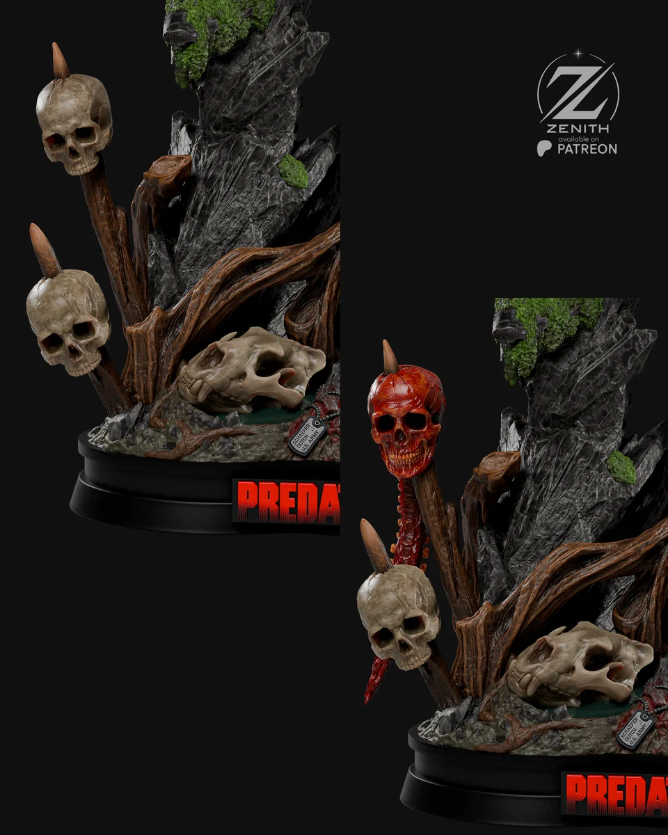 Predator | Fan Art | 3D Printed Resin Model Garage Kit | *Un-Painted* | Zenith Studios 4