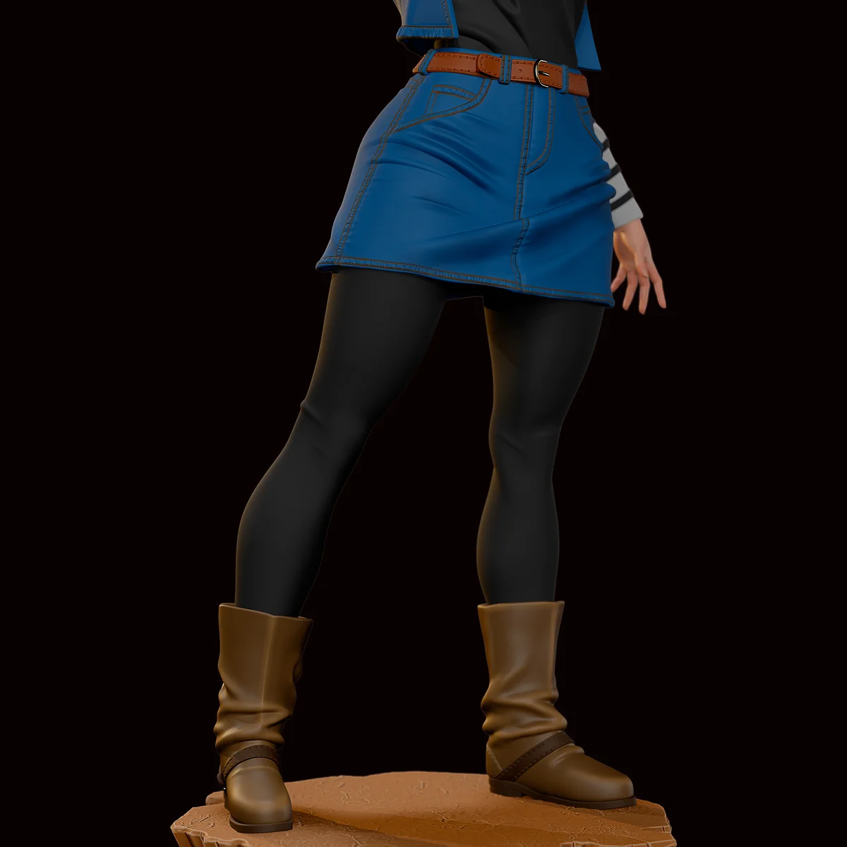 Android 18 | Fan Art | 3D Printed Resin Model Garage Kit | *Un-Painted* | Momoji 6