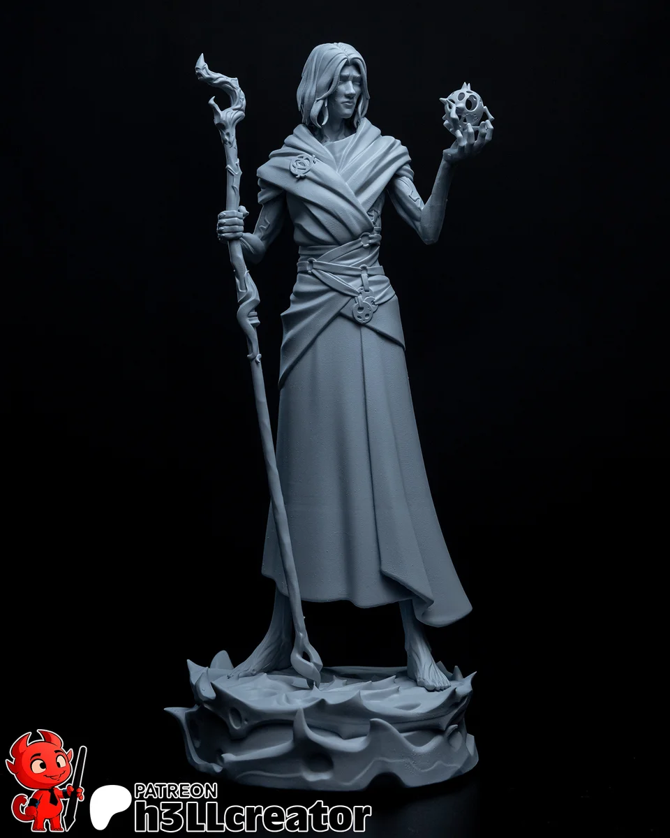 Progressive Healer | Fan Art | 3D Printed Resin Model Garage Kit | *Un-Painted* | H3LL Creator 9