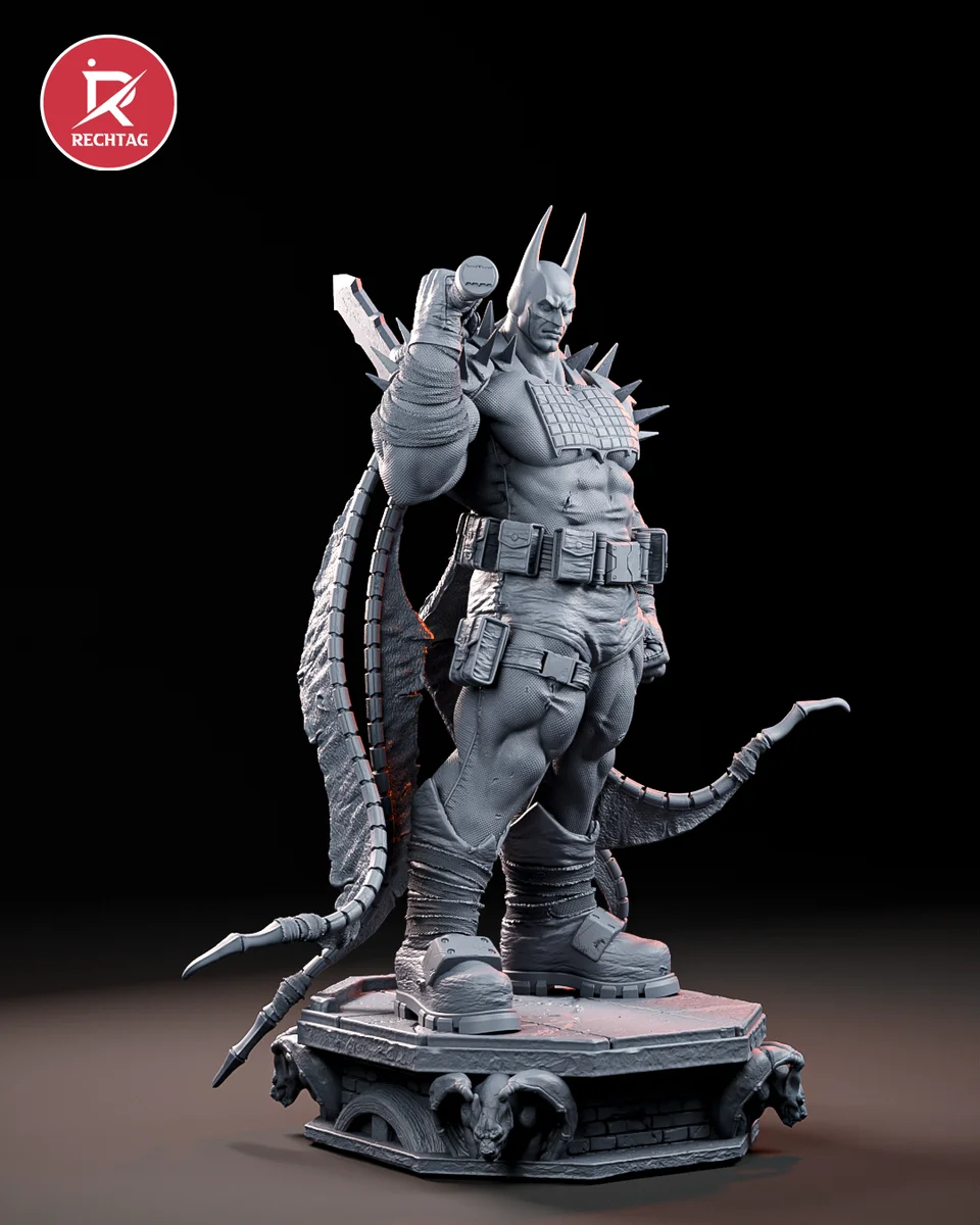 Absolute Batman | Fan Art | 3D Printed Resin Model Garage Kit | *Un-Painted* | Rechtag 6