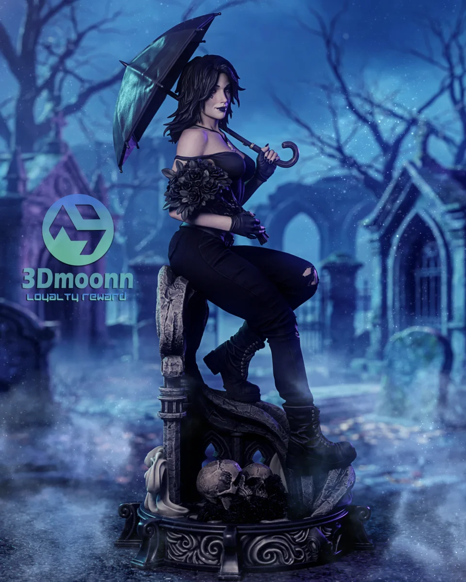 Death Sandman | Fan Art | 3D Printed Resin Model Garage Kit | *Un-Painted* | 3DMoonn 6