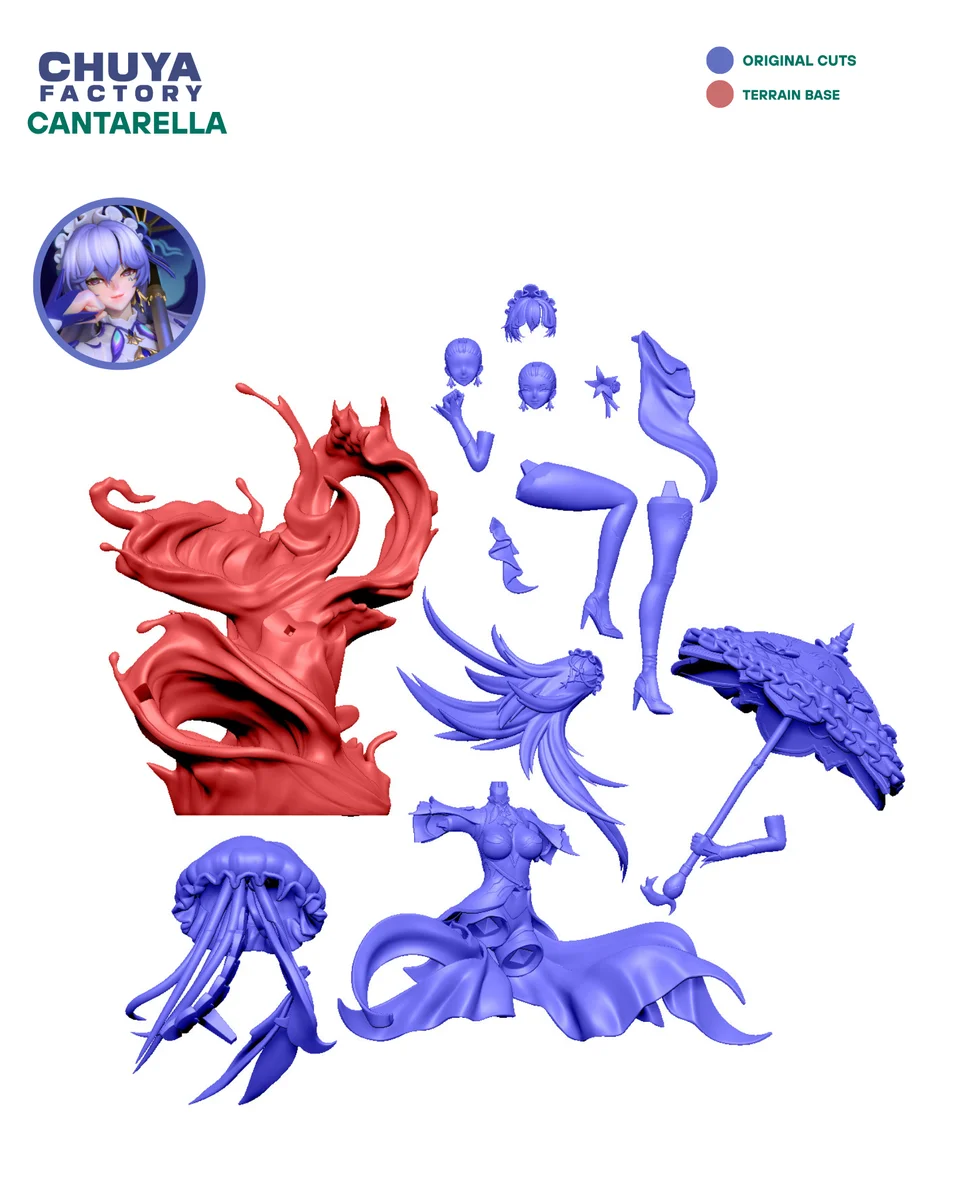 Cantarella | Fan Art | 3D Printed Resin Model Garage Kit | *Un-Painted* | Chuya Factory 14