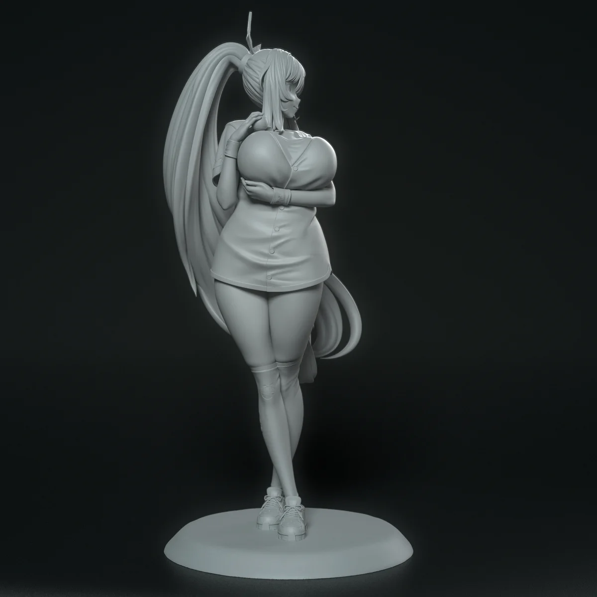 Noir | Fan Art | 3D Printed Resin Model Garage Kit | *Un-Painted* | Inari Figure 8