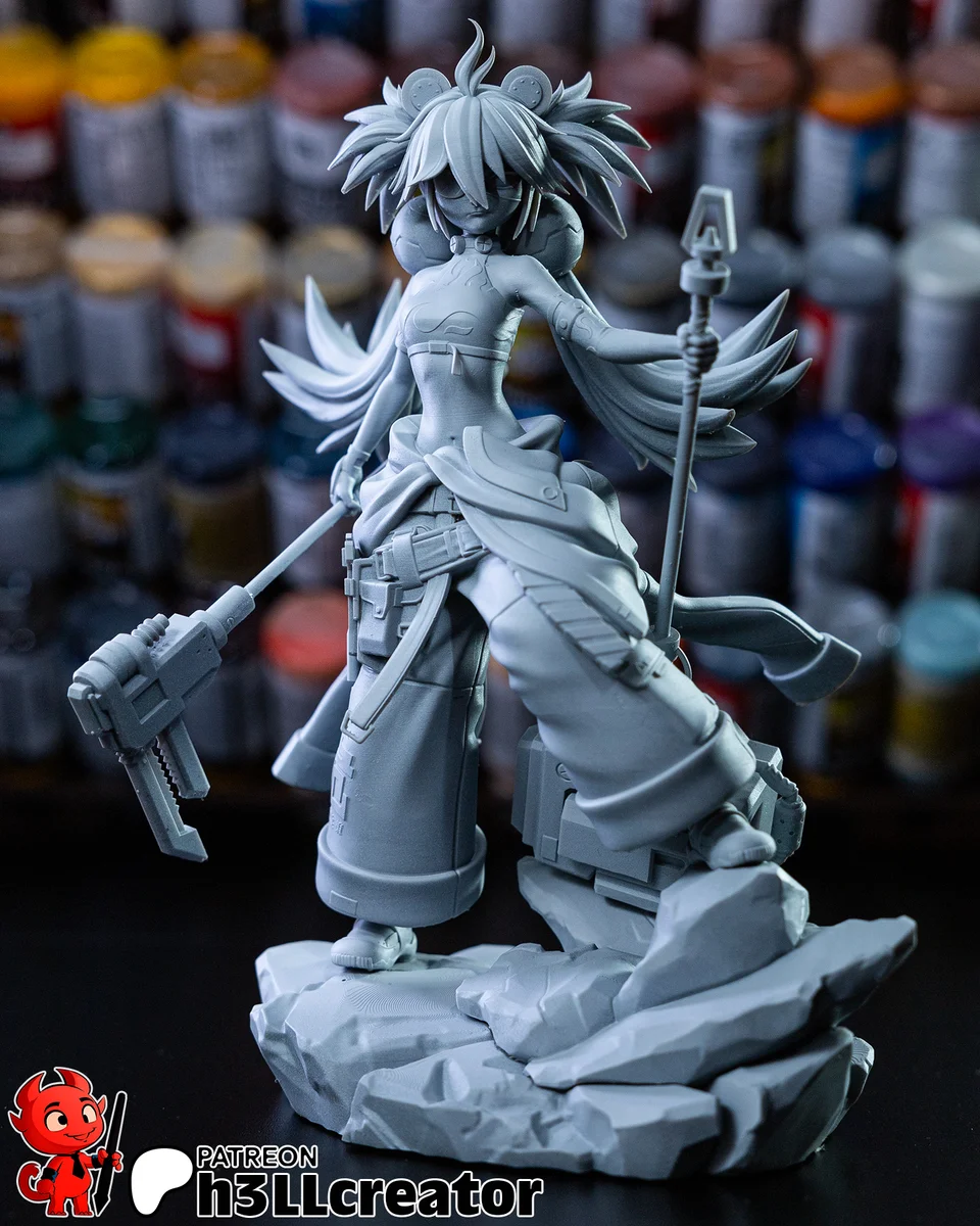 Koleda Belobog | Fan Art | 3D Printed Resin Model Garage Kit | *Un-Painted* | H3LL Creator 6