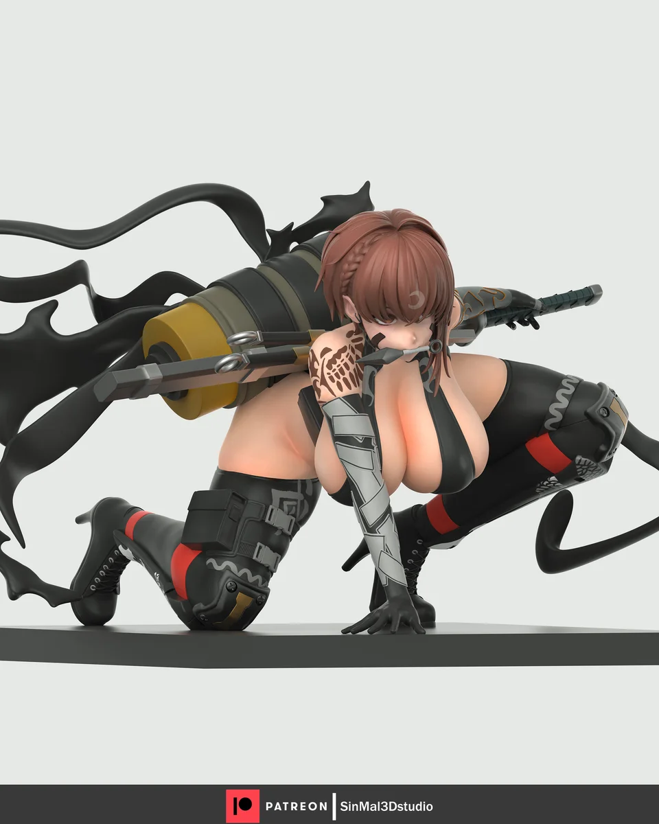 Delta: Ninja Thief | Fan Art | 3D Printed Resin Model Garage Kit | *Un-Painted* | Sin3Dstudio 3