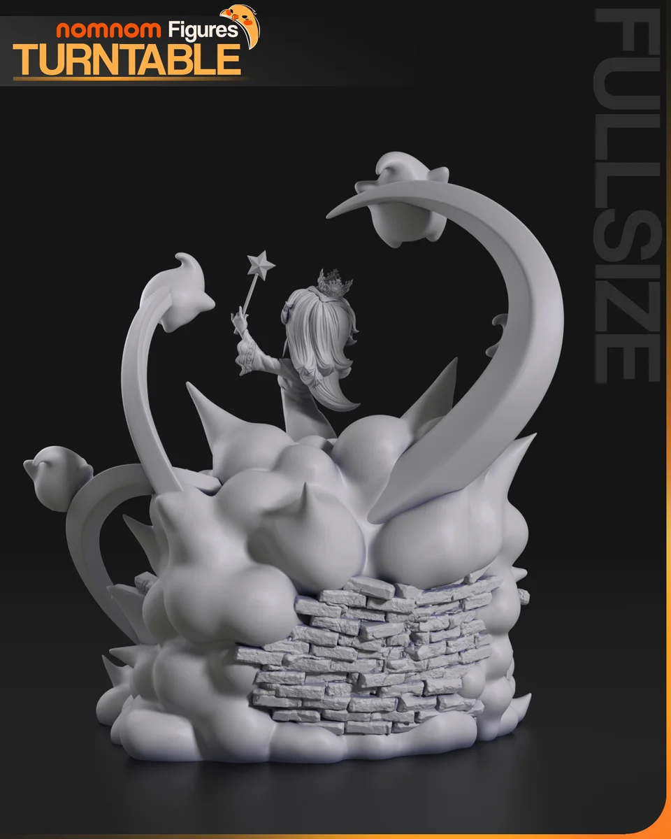 Rosalina | Fan Art | 3D Printed Resin Model Garage Kit | *Un-Painted* | Nomnom 9