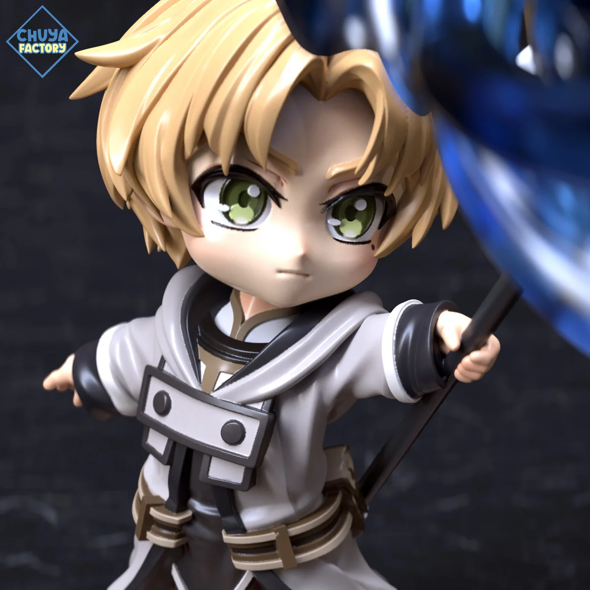 Chibi Rudeus Greyrat | Fan Art | 3D Printed Resin Model Garage Kit | *Un-Painted* | Chuya Factory 3