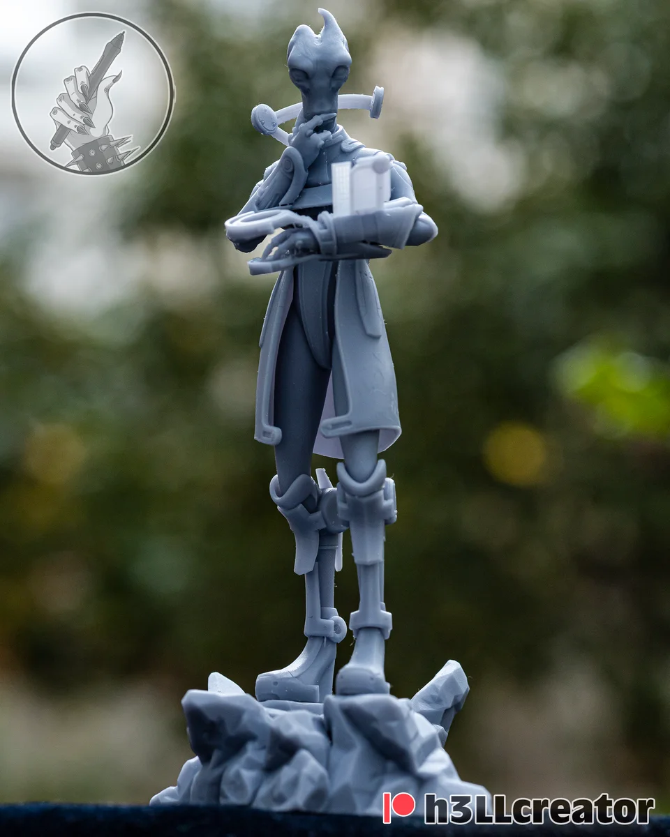 Mordin Solus | Fan Art | 3D Printed Resin Model Garage Kit | *Un-Painted* | H3LL Creator 3