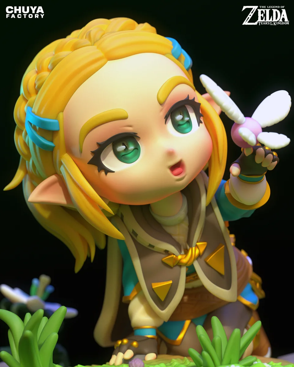 Zelda | Fan Art | 3D Printed Resin Model Garage Kit | *Un-Painted* | Chuya Factory 10