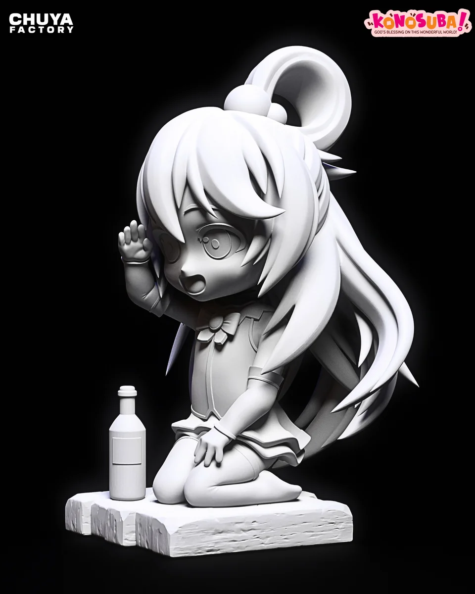 Chibi Aqua | Fan Art | 3D Printed Resin Model Garage Kit | *Un-Painted* | Chuya Factory 9