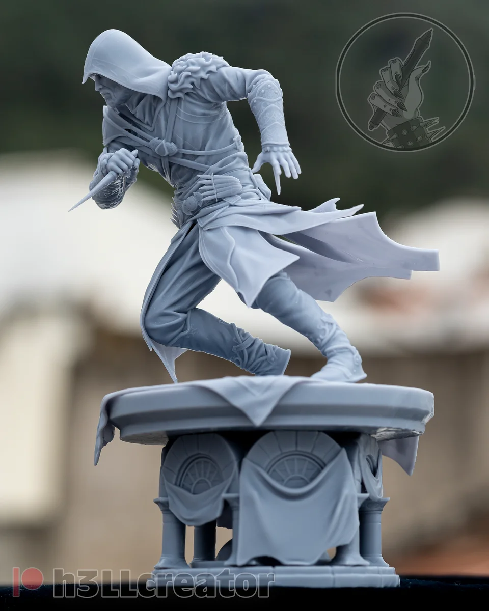 Ezio Auditore | Fan Art | 3D Printed Resin Model Garage Kit | *Un-Painted* | H3LL Creator 5