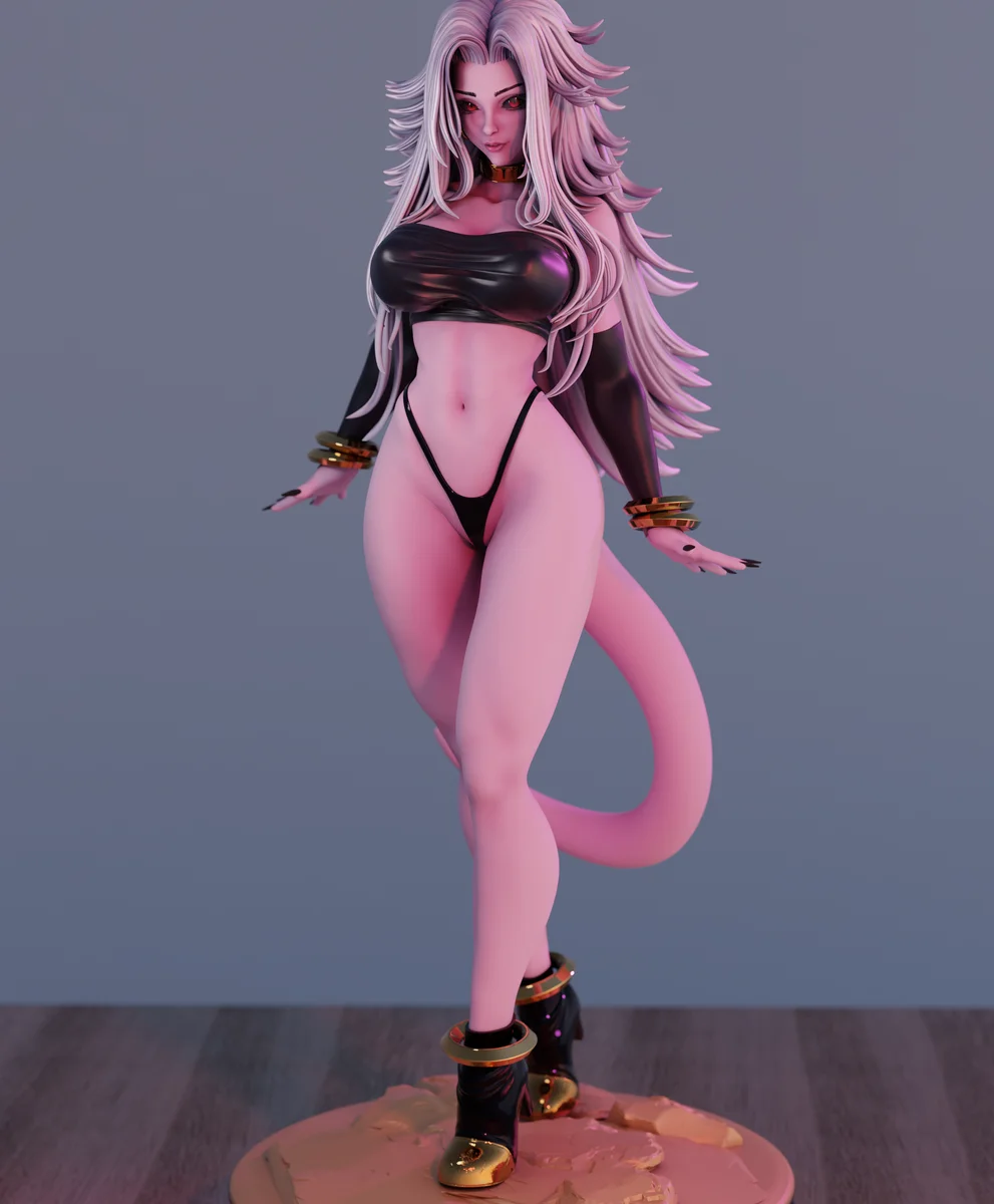 Android 21 | Fan Art | 3D Printed Resin Model Garage Kit | *Un-Painted* | Momoji 6