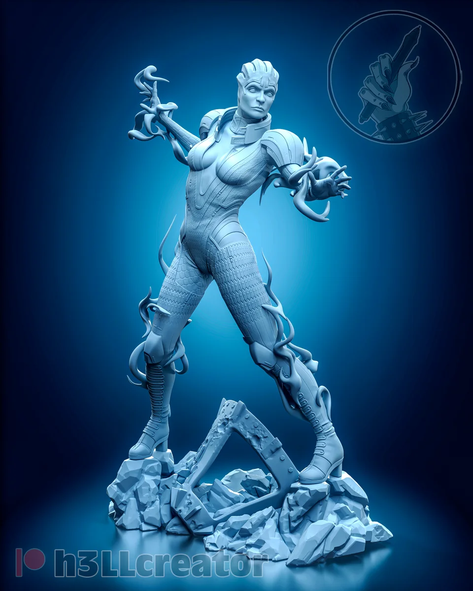 Samara | Fan Art | 3D Printed Resin Model Garage Kit | *Un-Painted* | H3LL Creator 4