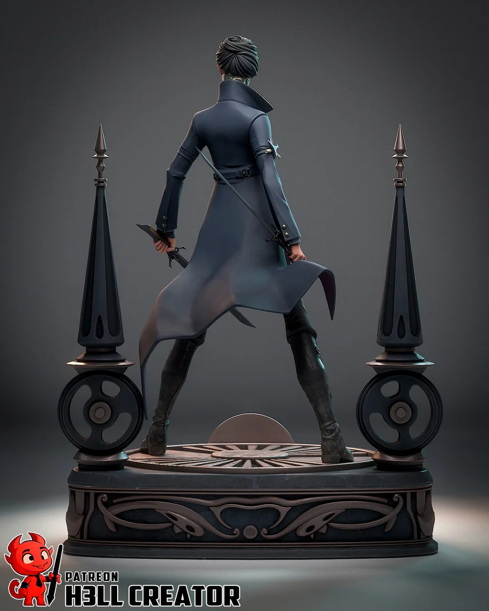 Emily | Fan Art | 3D Printed Resin Model Garage Kit | *Un-Painted* | H3LL Creator 11