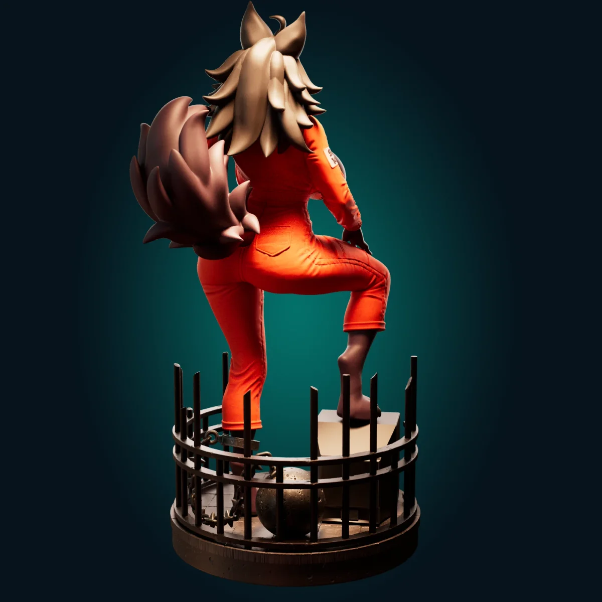 MalO | Fan Art | 3D Printed Resin Model Garage Kit | *Un-Painted* | Officer Rhu 2