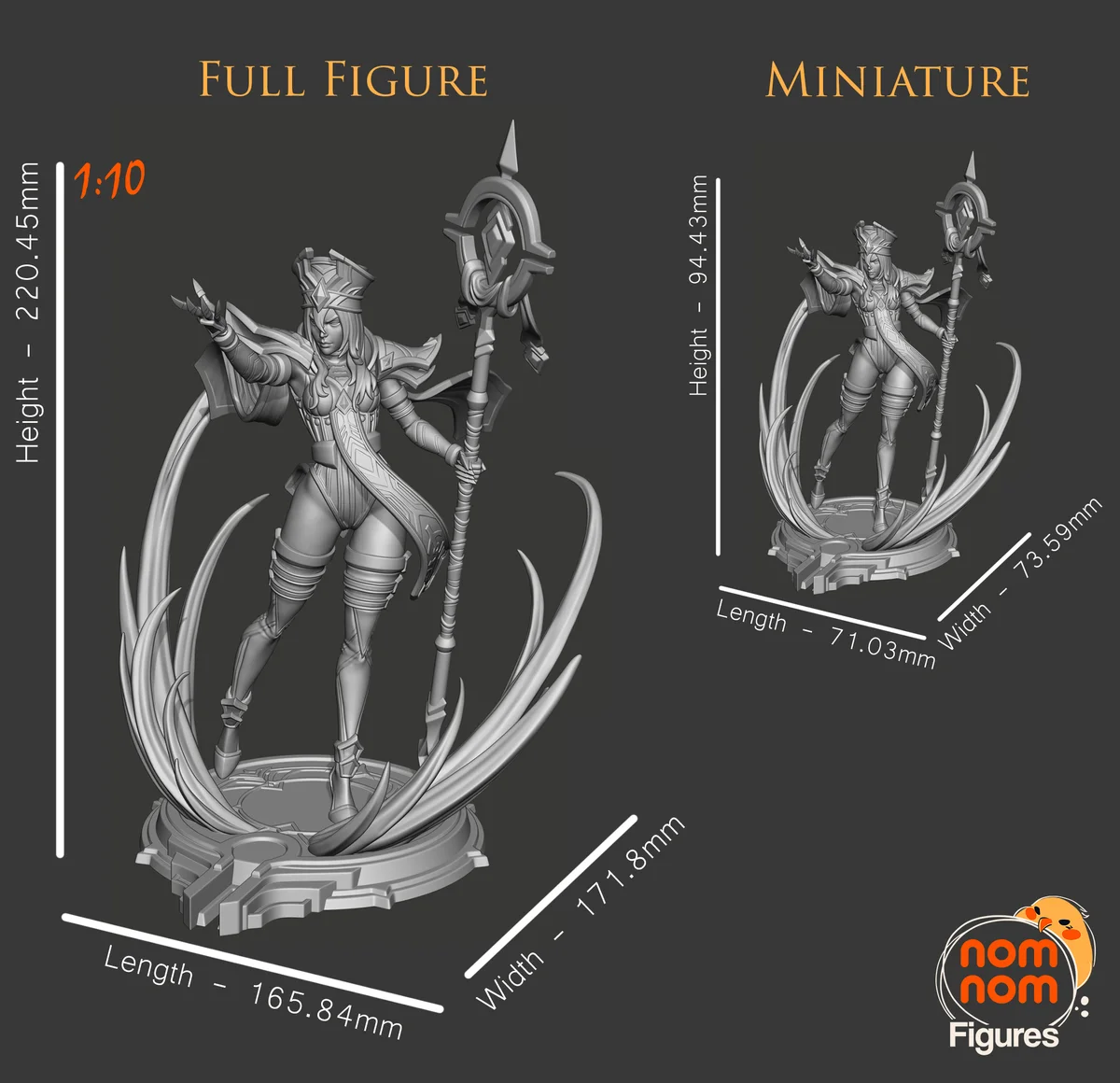 Inquisitor Whitemane | Fan Art | 3D Printed Resin Model Garage Kit | *Un-Painted* | Nomnom 4