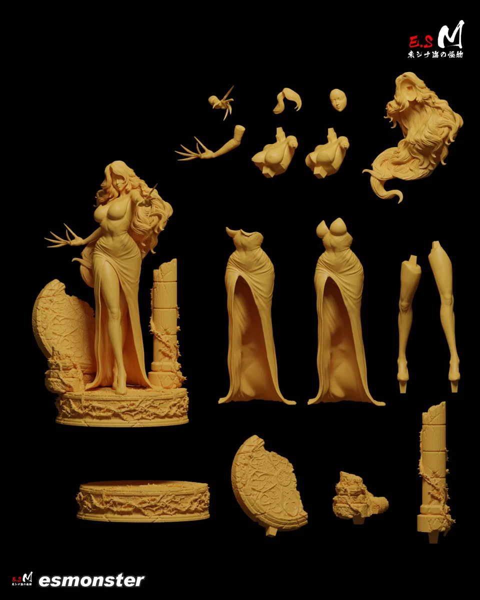 Lust | Fan Art | 3D Printed Resin Model Garage Kit | *Un-Painted* | ES Monster 8
