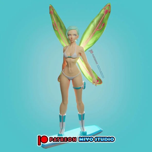Eureka | Fan Art | 3D Printed Resin Model Garage Kit | *Un-Painted* | MiyoStudio