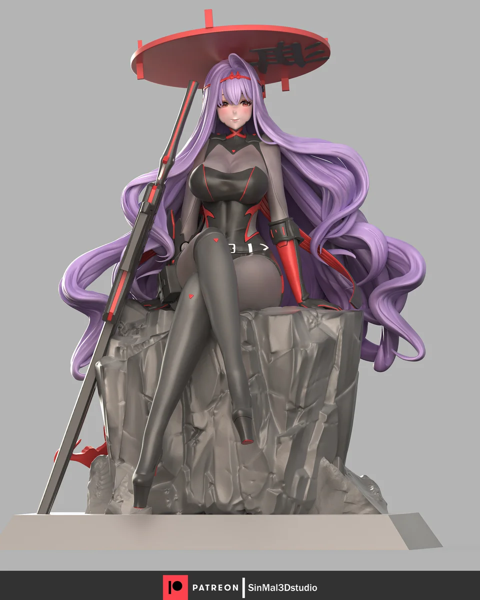 Rose | Fan Art | 3D Printed Resin Model Garage Kit | *Un-Painted* | Sin3Dstudio 4