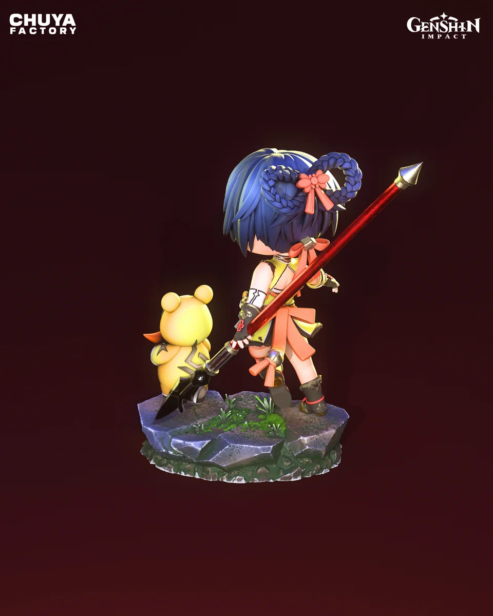 Chibi Xiangling | Fan Art | 3D Printed Resin Model Garage Kit | *Un-Painted* | Chuya Factory 7