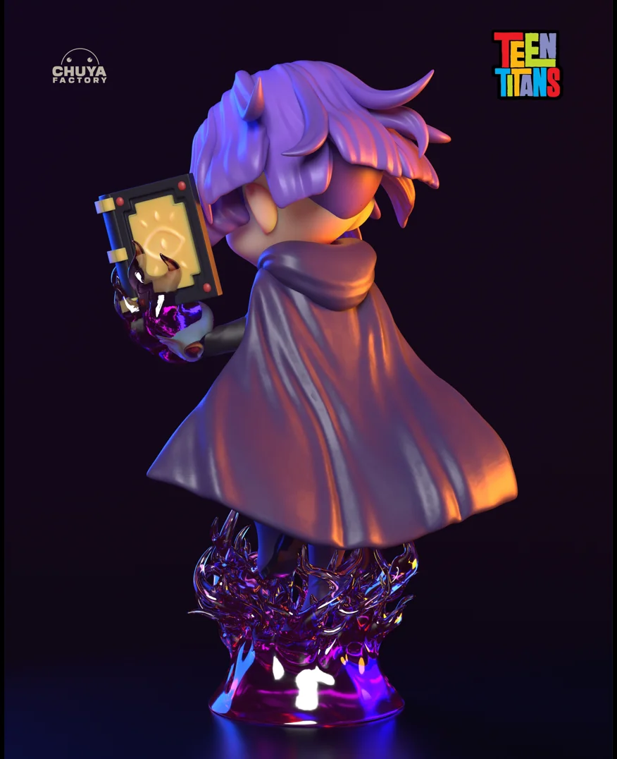 Chibi Raven | Fan Art | 3D Printed Resin Model Garage Kit | *Un-Painted* | Chuya Factory 6