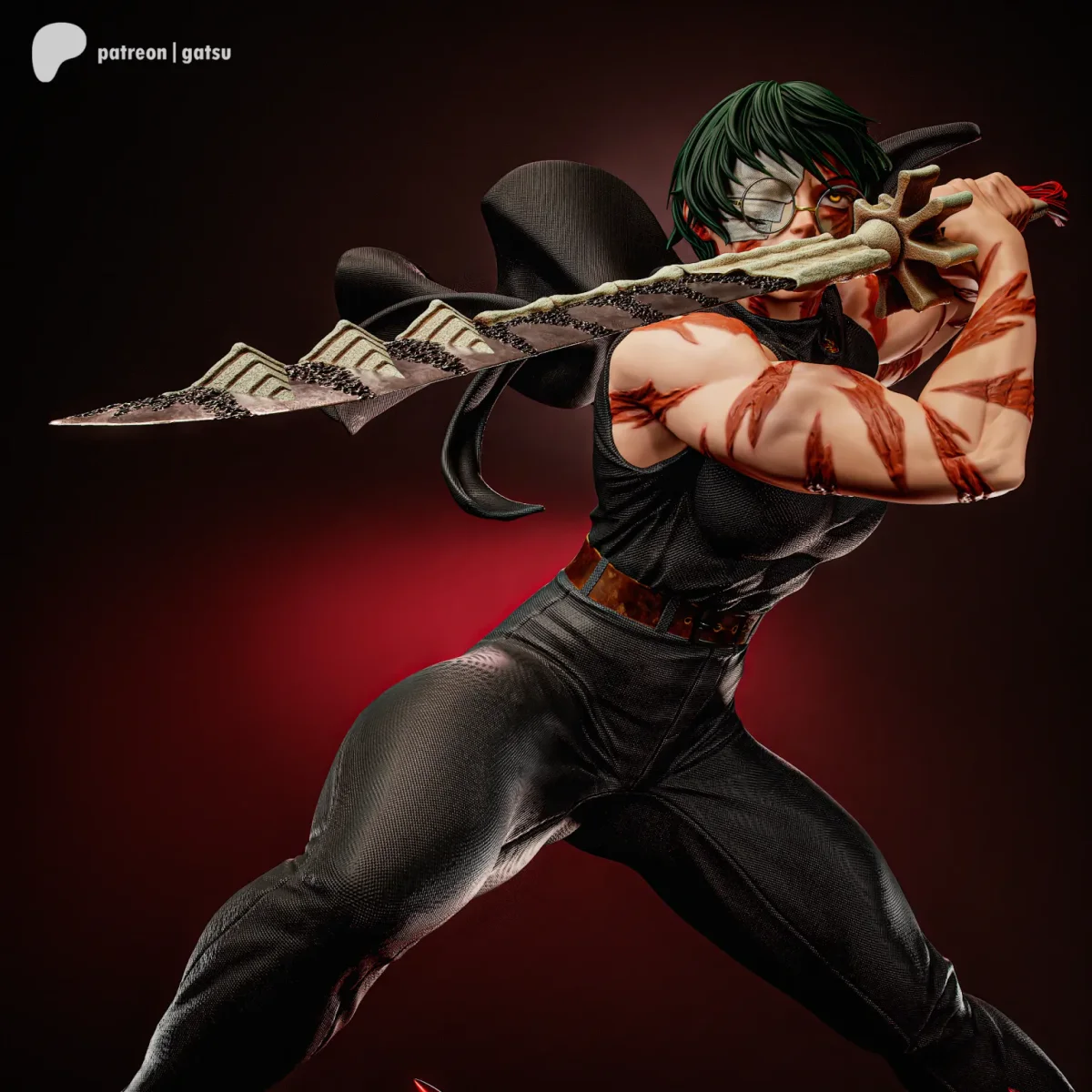 Maki Pre-Awakened | Fan Art | 3D Printed Resin Model Garage Kit | *Un-Painted* | Gatsu Studios 5