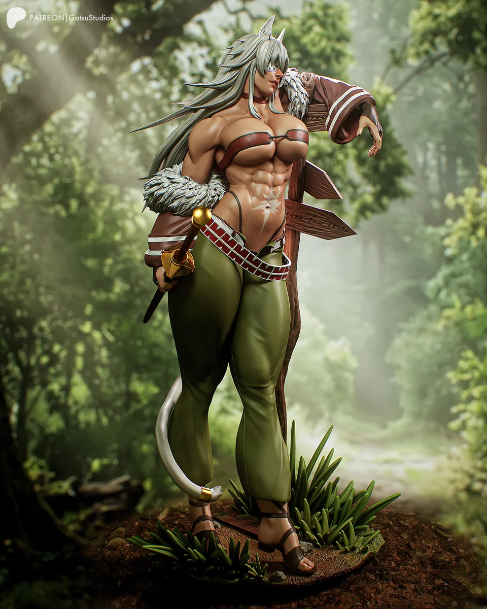 Ghislaine Dedoldia | Fan Art | 3D Printed Resin Model Garage Kit | *Un-Painted* | Gatsu Studios 6
