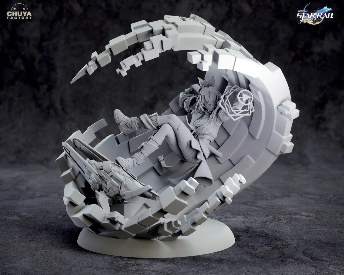 Silver Wolf | Fan Art | 3D Printed Resin Model Garage Kit | *Un-Painted* | Chuya Factory 10