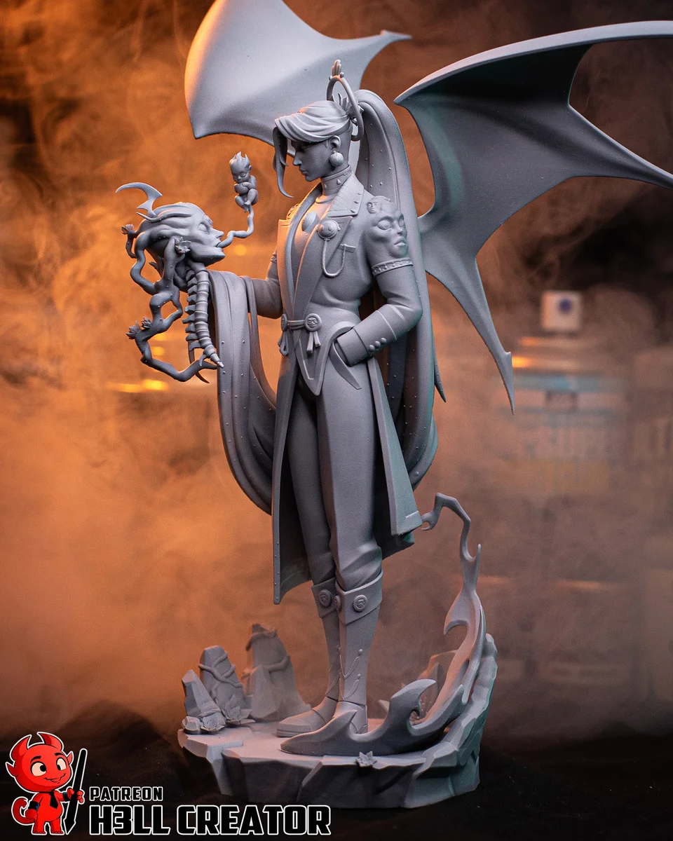 Chaos | Fan Art | 3D Printed Resin Model Garage Kit | *Un-Painted* | H3LL Creator 9