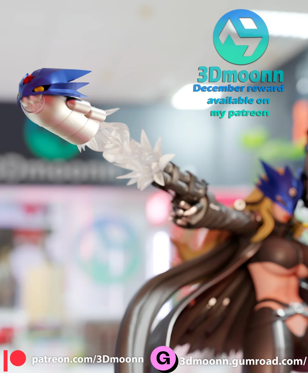 Beelstarmon | Fan Art | 3D Printed Resin Model Garage Kit | *Un-Painted* | 3DMoonn 3
