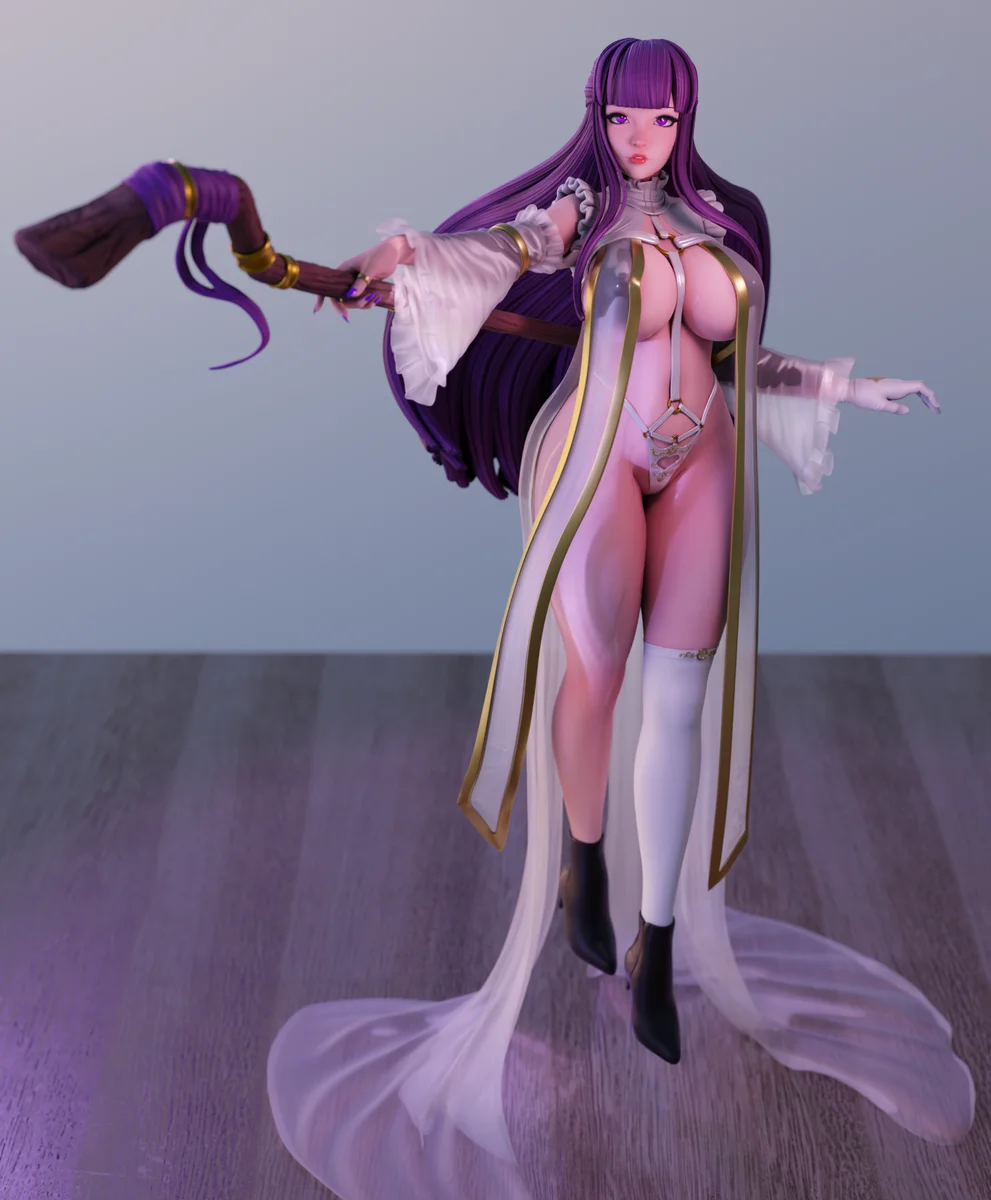 Fern | Fan Art | 3D Printed Resin Model Garage Kit | *Un-Painted* | Momoji 10