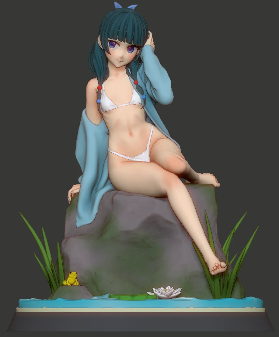 Maomao | Fan Art | 3D Printed Resin Model Garage Kit | *Un-Painted* | EggmaStudios 29