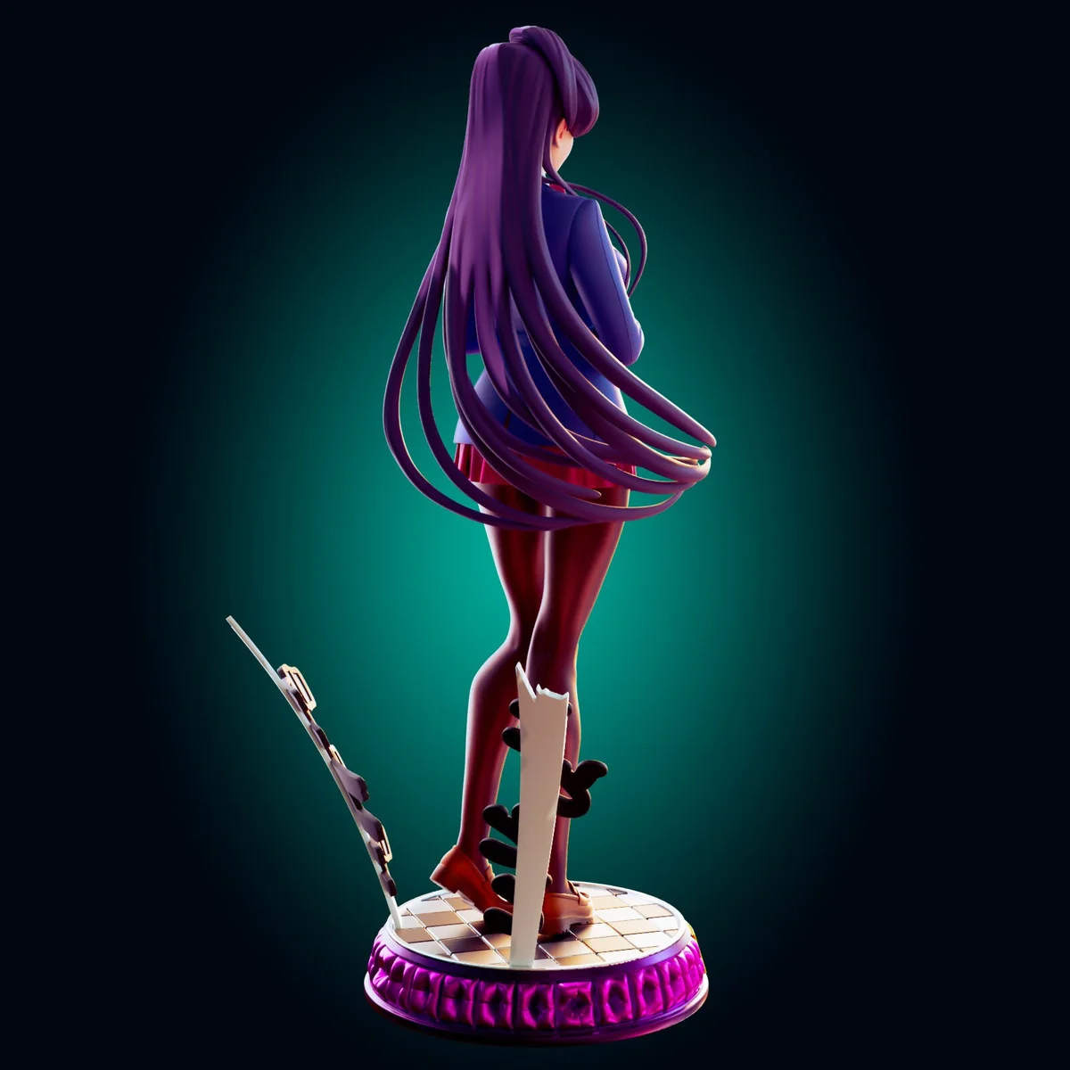 Silent Student | Fan Art | 3D Printed Resin Model Garage Kit | *Un-Painted* | Officer Rhu 2