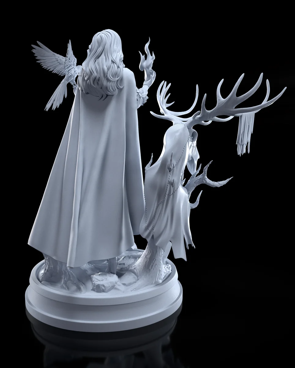 Yennefer of Vengerberg | Fan Art | 3D Printed Resin Model Garage Kit | *Un-Painted* | H3LL Creator 4