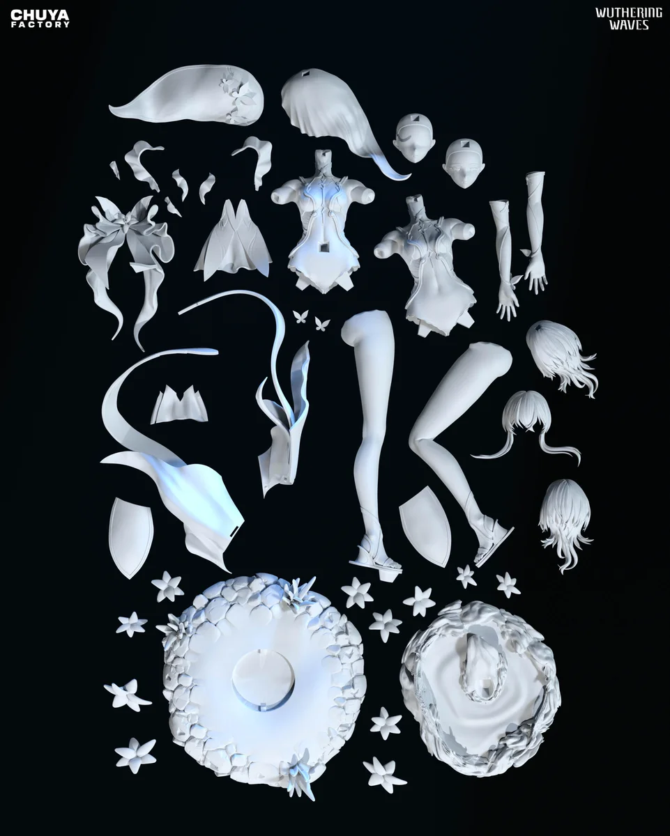 Shorekeeper | Fan Art | 3D Printed Resin Model Garage Kit | *Un-Painted* | Chuya Factory 18