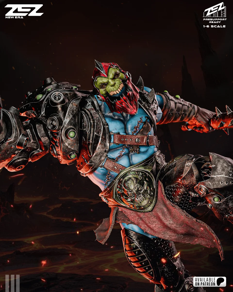 Trap Jaw | Fan Art | 3D Printed Resin Model Garage Kit | *Un-Painted* | ZEZ Studio 9