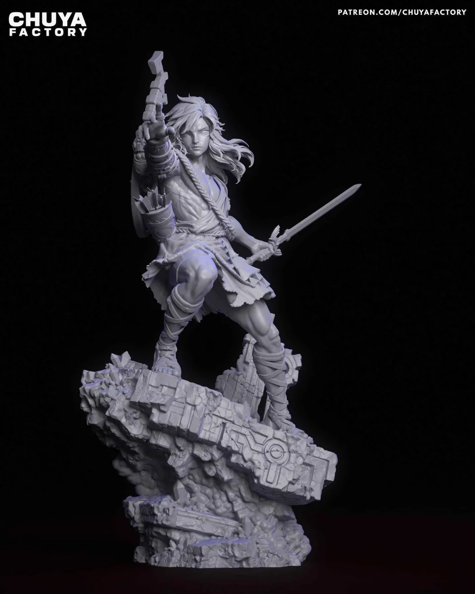 Link | Fan Art | 3D Printed Resin Model Garage Kit | *Un-Painted* | Chuya Factory 16